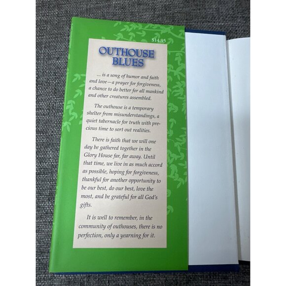 Signed Outhouse Blues By David Dick Hardcover Book First Edition 2009 - Picture 3 of 6